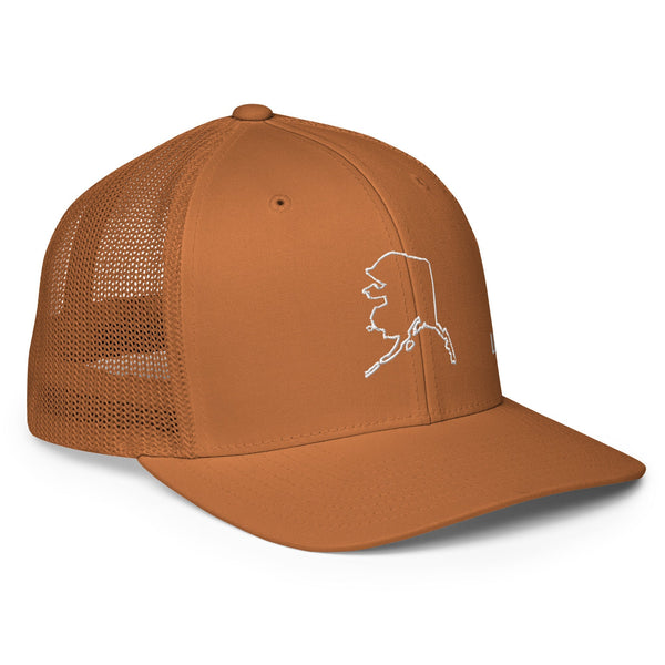 AK State Mesh back trucker hat - FlexFit